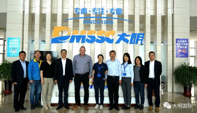 利拉伐全球供應鏈執行副總裁 John Erik Hermanson 一行來訪大明天津加工中心