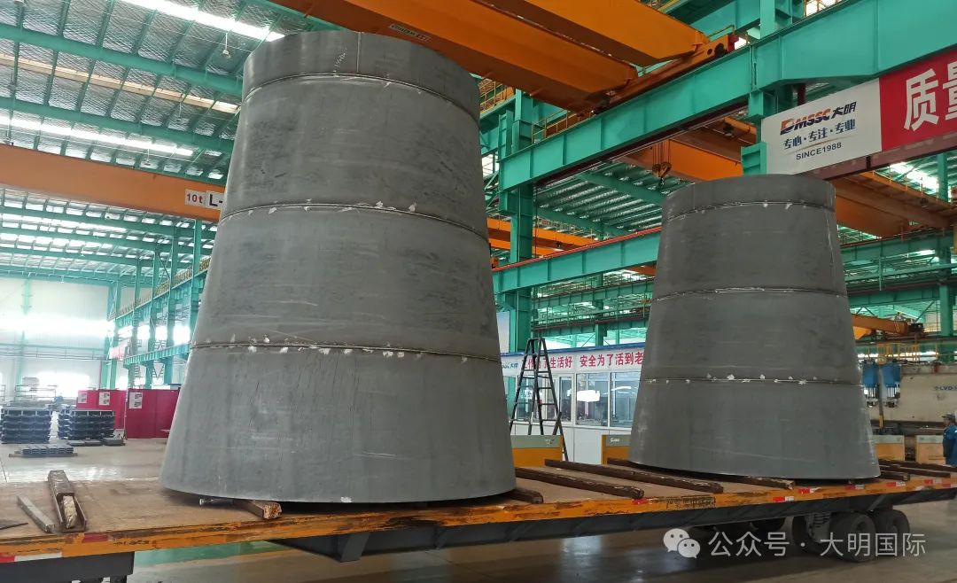 大明天津加工中心圓滿完成深筒倉“一站式”加工